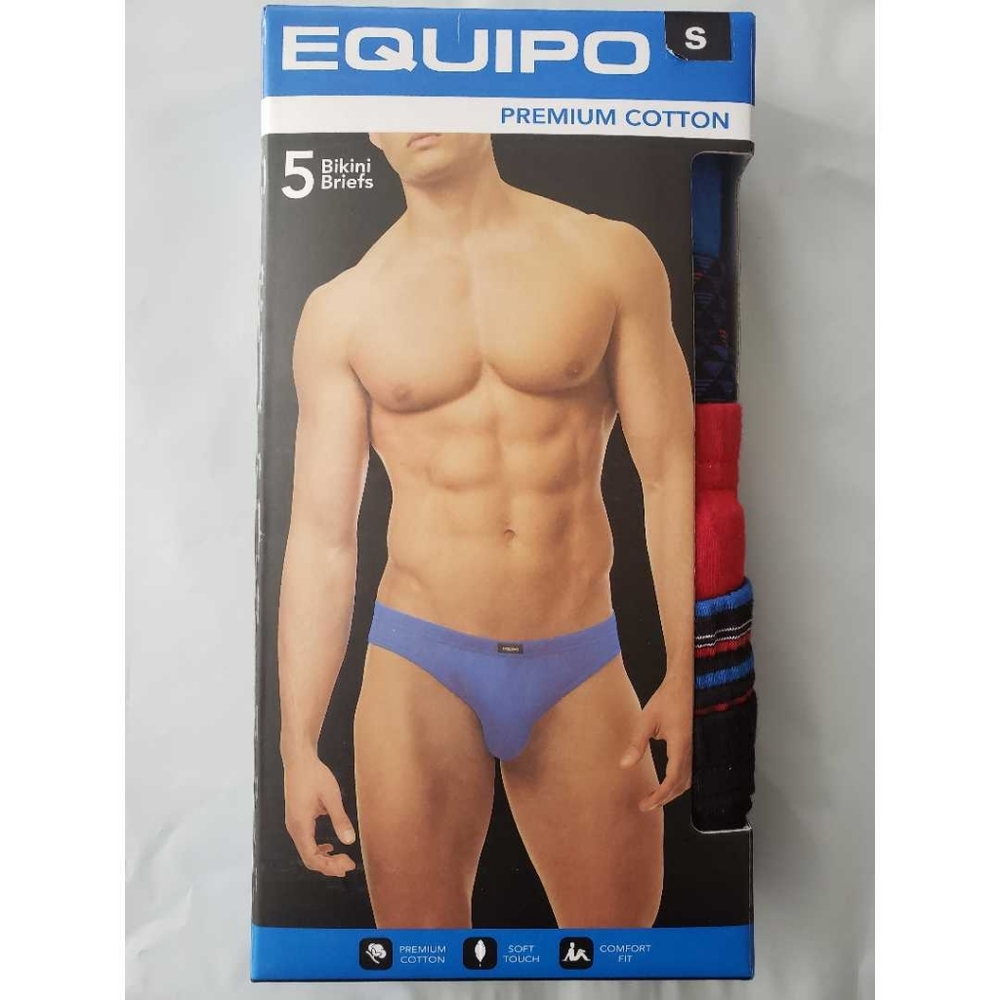 Men's Equipo 5 Pack Bikini Briefs Assorted